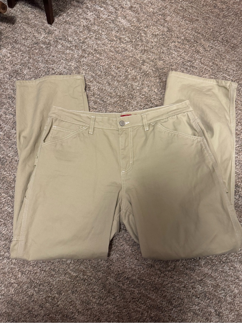 Dickies men’s tan denim carpenter pants